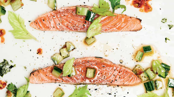 Recette De Gravlax De Saumon Facon Tataki Foodlavie