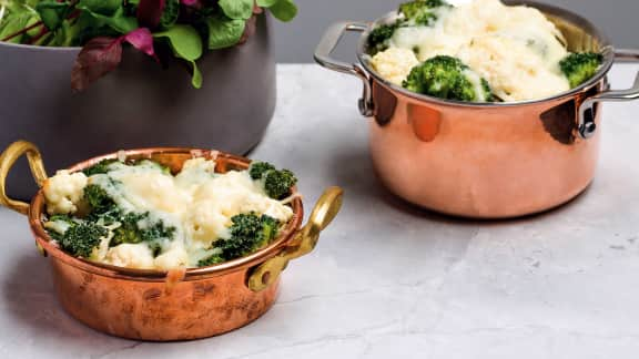 Gratin De Chou Fleur Et Brocoli