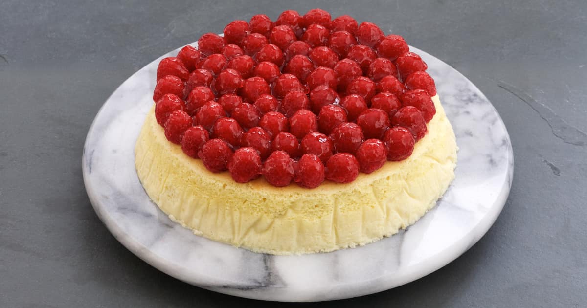 Recette Gateau Au Fromage Aerien Aux Framboises Glouton