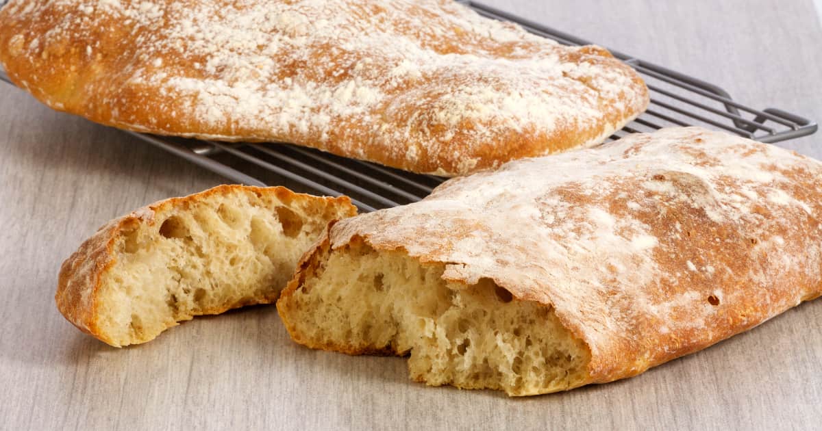 Recette de pain ciabatta maison Zeste