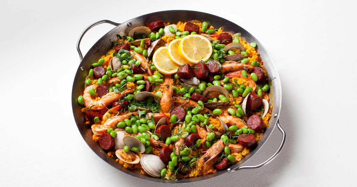 Recette De Paella Aux Palourdes Et Au Chorizo Foodlavie