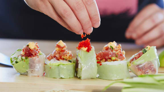 Recette De Maki De Printemps Au Thon Rouge Foodlavie