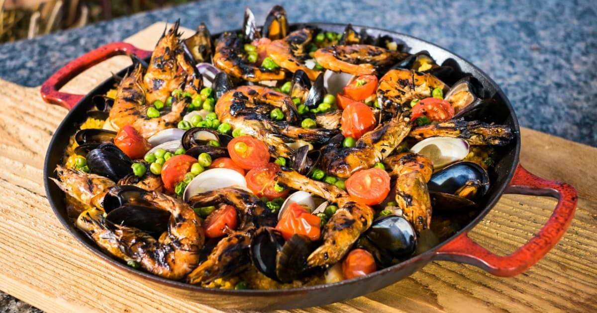 Recette Paella aux fruits de mer Glouton