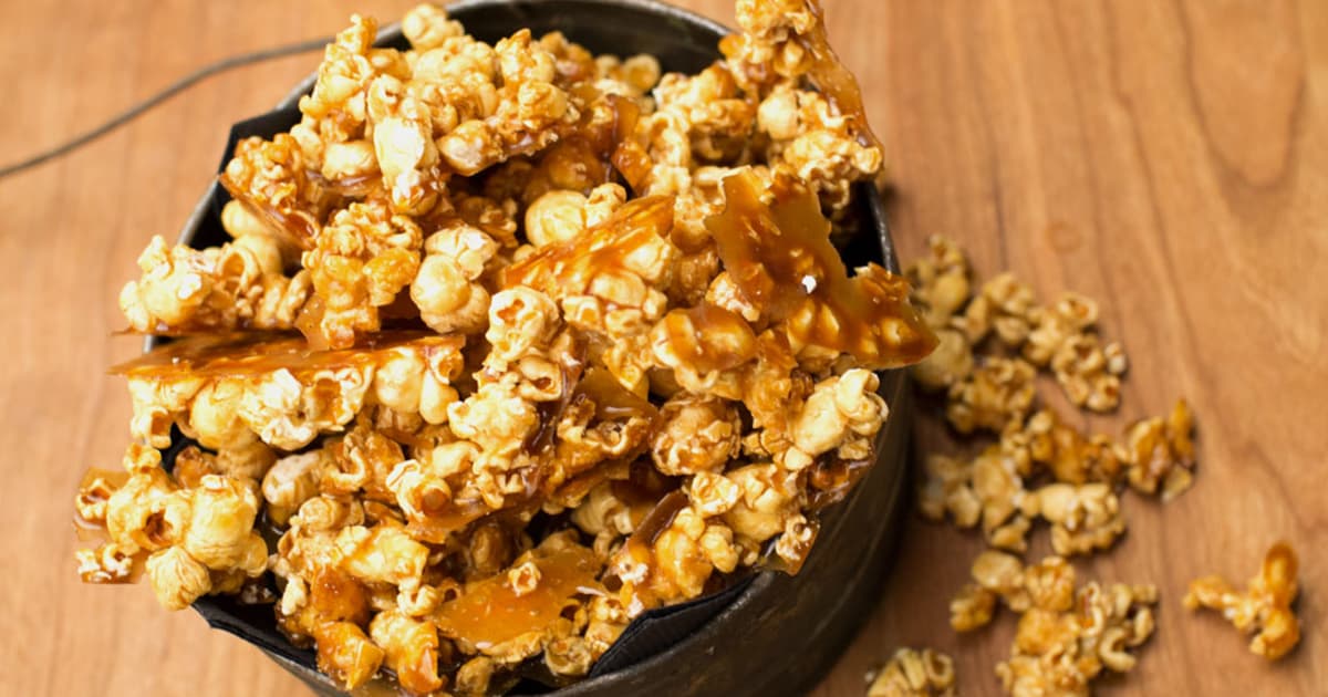 Recette Popcorn au caramel à l'érable Glouton