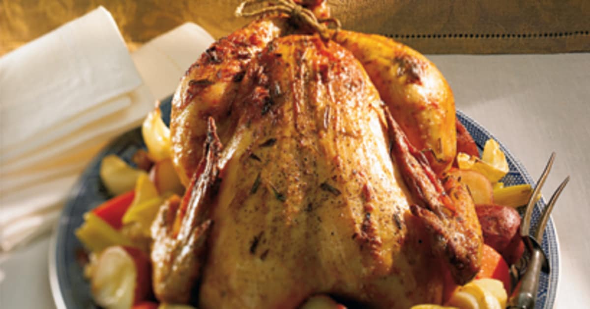 Recette Poulet Roti Au Four Glouton