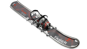 Après le ski-raquette, voici la raquette-ski !