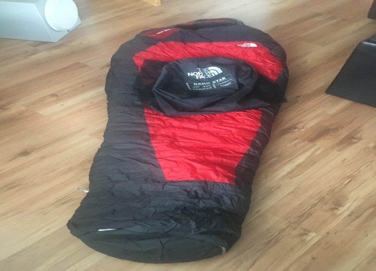 north face dark star sleeping bag