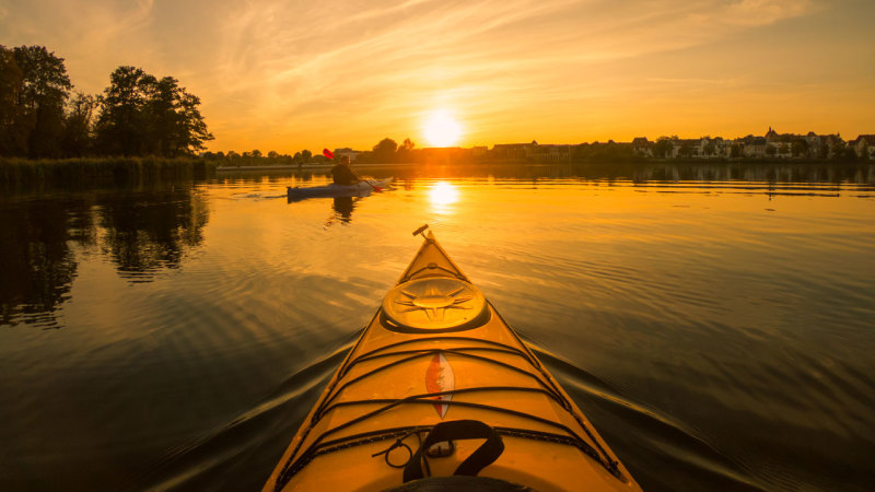 Parc Nature Du Bois De Lîle Bizard Kayak Au Coucher Du