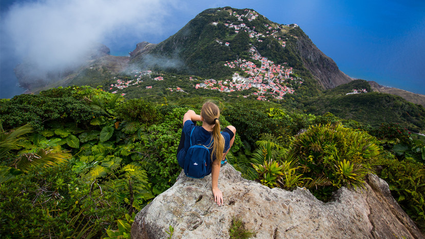 Saba Volcano Saba : l'île volcanique des Caraïbes dont vous n'avez jamais entendu ...