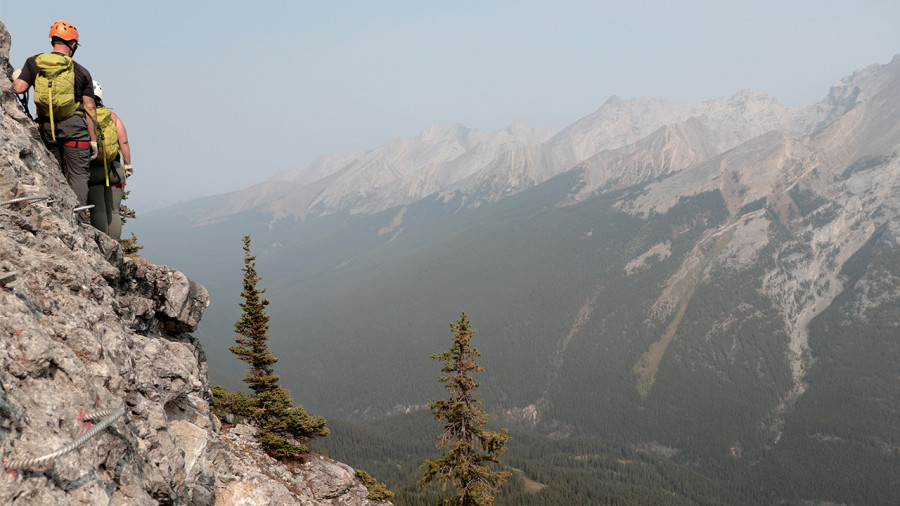 Norquay : la via ferrata du ciel