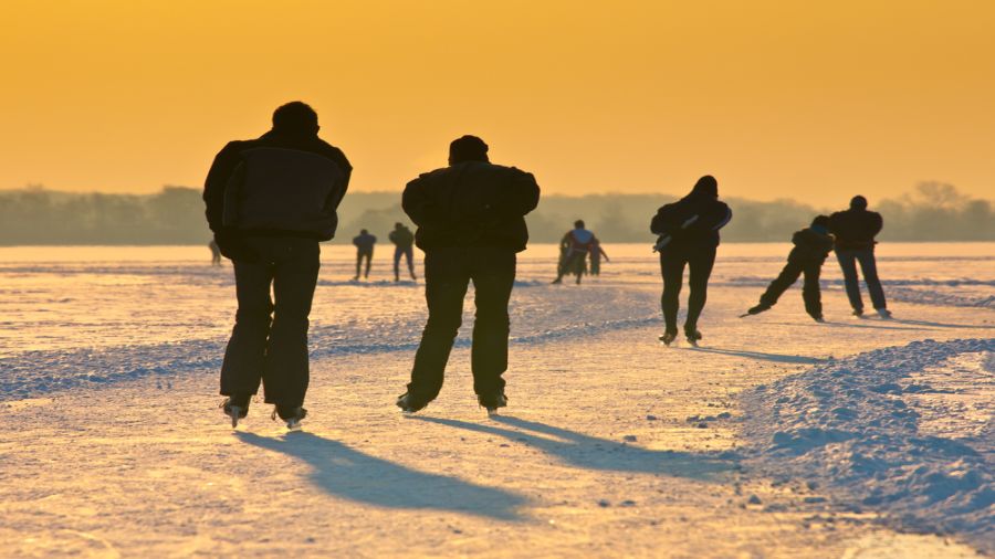 Patinage de glace longue distance