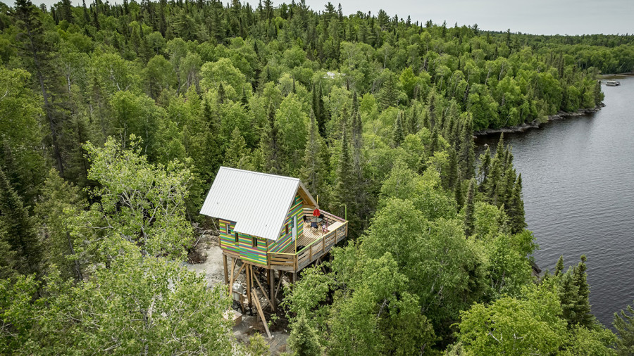 Des chalets sur pilotis à louer en famille ou entre amis en Abitibi