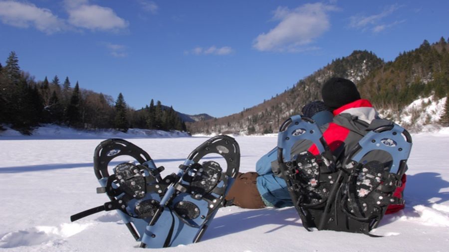 Parc national de la Jacques-Cartier en raquettes