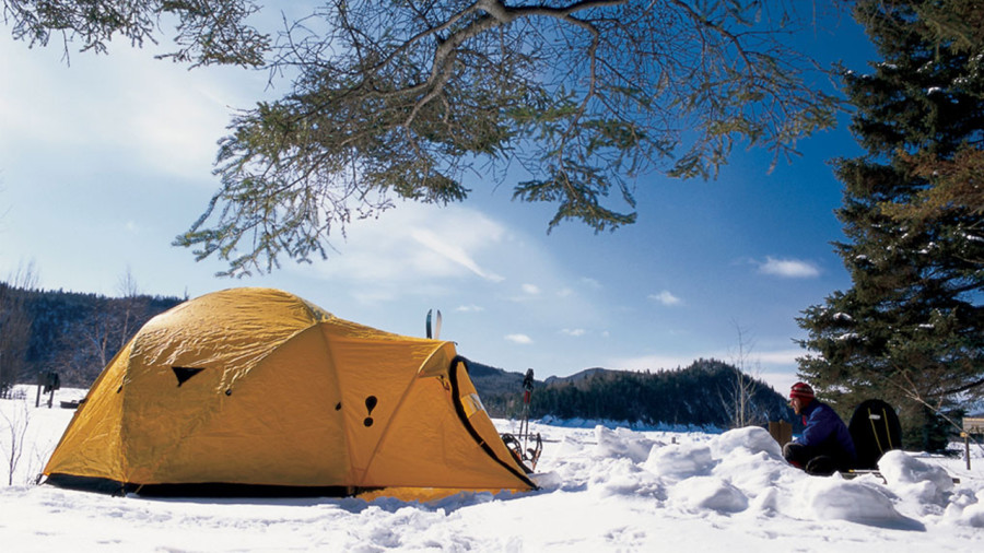 14 endroits où faire du camping d'hiver au Québec