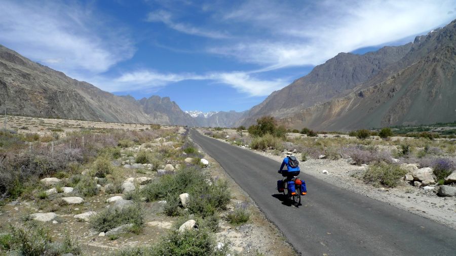 À vélo sur la frontière indienne