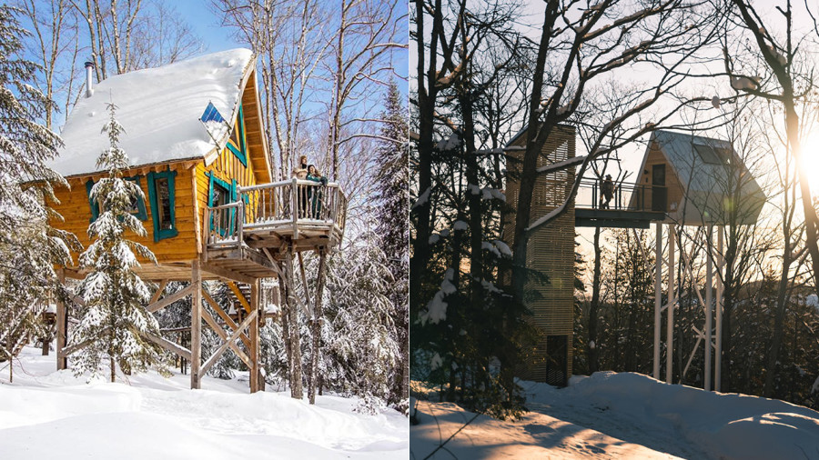 Mini-chalets : 13 cabanes dans les arbres à louer au Québec