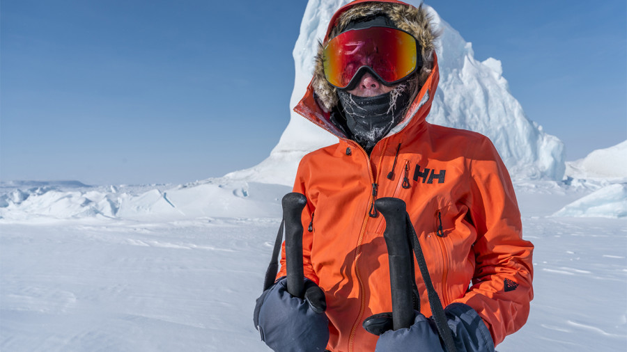 Caroline Côté en solo vers le pôle Sud