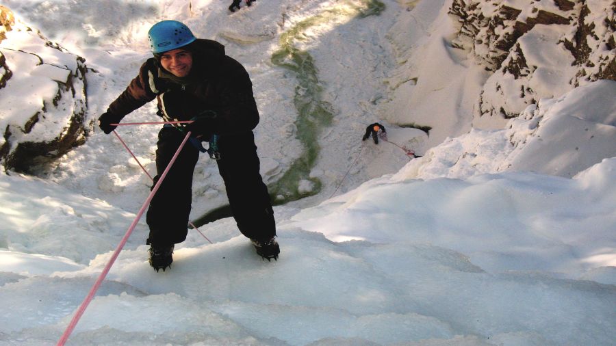 Un hiver aux parfums d’été : Canyoning sur glace