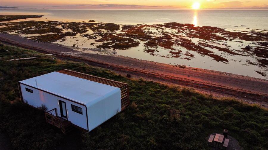 « Loges fluviales » : des beaux chalets avec vue à louer en Gaspésie