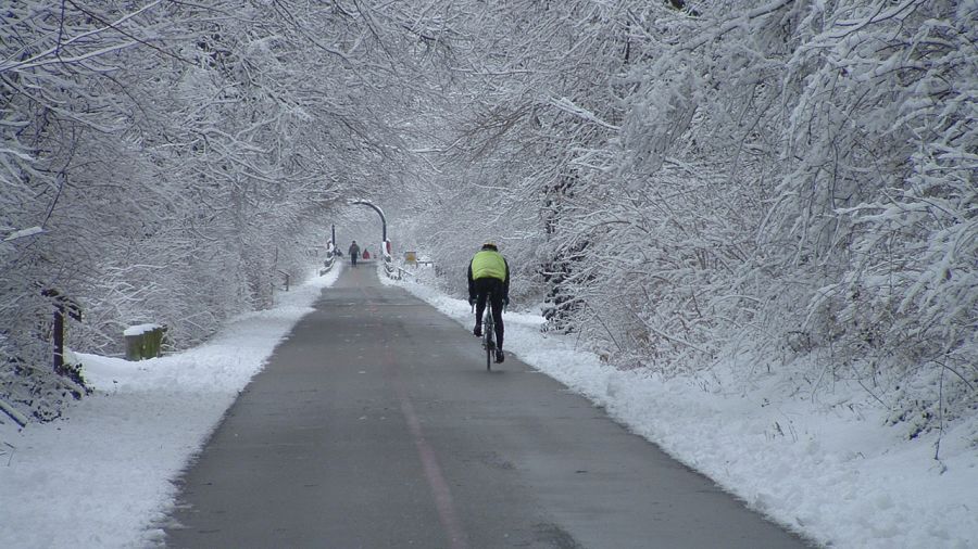 L’hiver sur deux roues