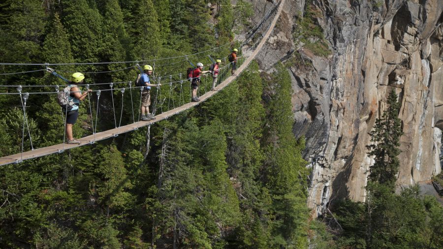 Parc national du Fjord-du-Saguenay : Nouvelle via ferrata