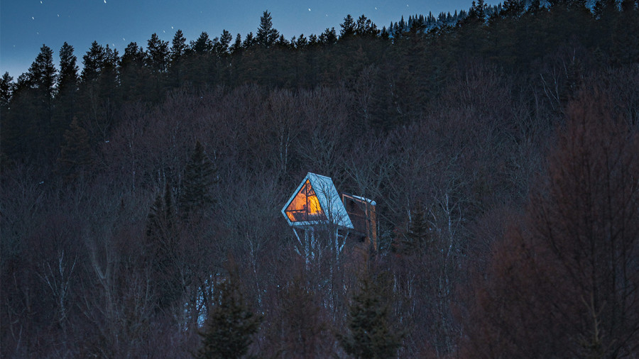 Charlevoix : de nouveaux minichalets perchés à 10 mètres dans les airs 