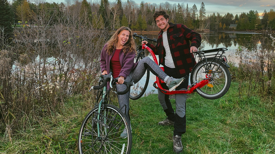 Kick'n bike : une traversée du Canada à vélo et à trottinette