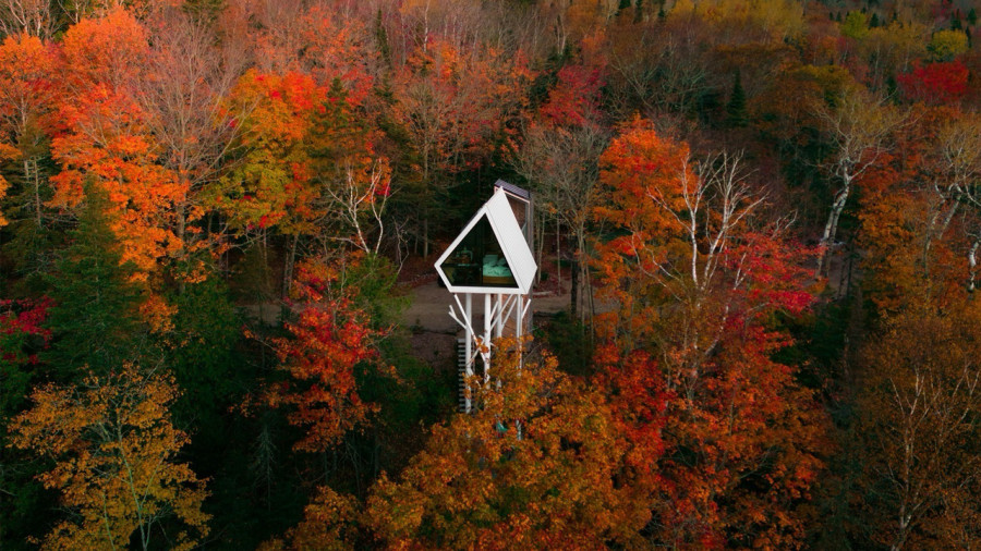 Mini-chalets : 13 cabanes dans les arbres à louer au Québec