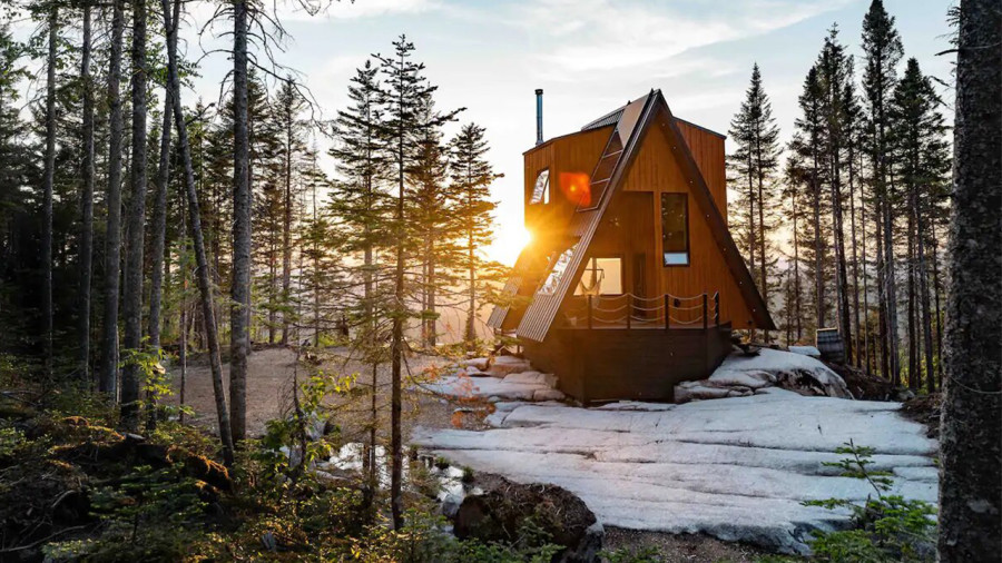 Cabin Ride & Sleep : camp de base avec vue à Lac-Beauport