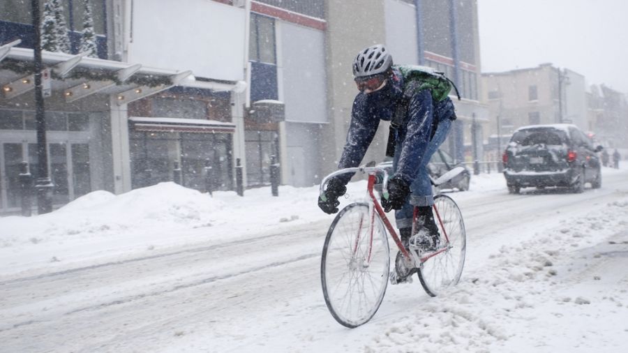 L’hiver sur deux roues