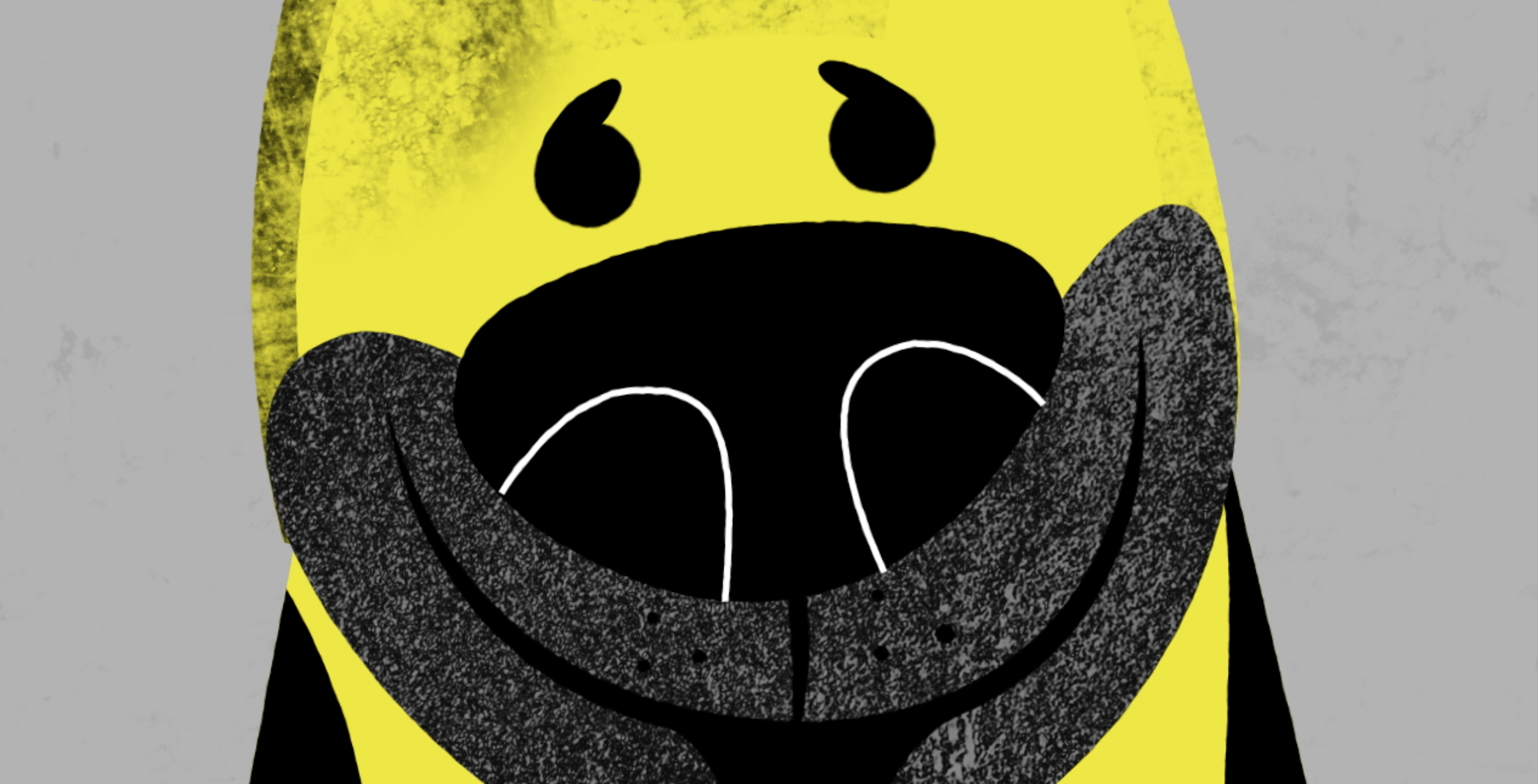 Dog during quarantine. Image 1