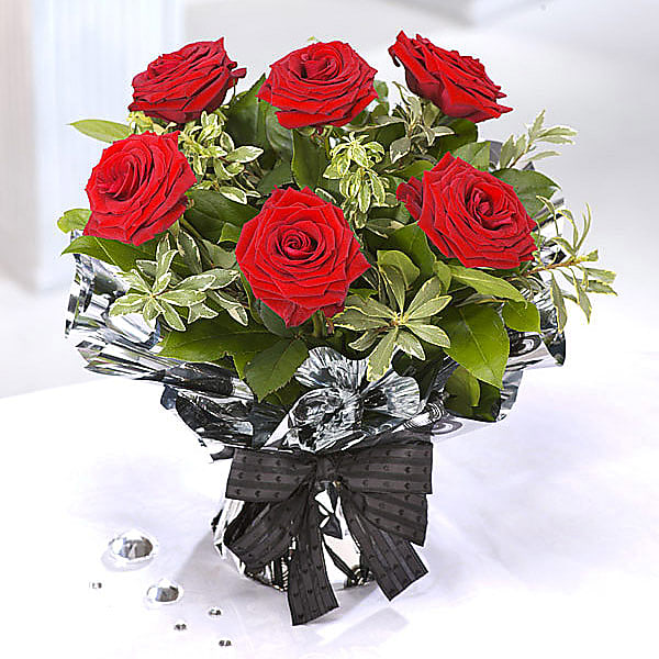 6 Red Rose Bouquet