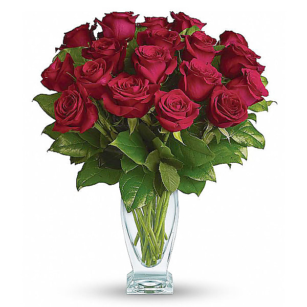 Eighteen Long Stemmed Red Roses