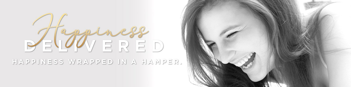 Happiness Delivered - Happiness wrapped in a hamper