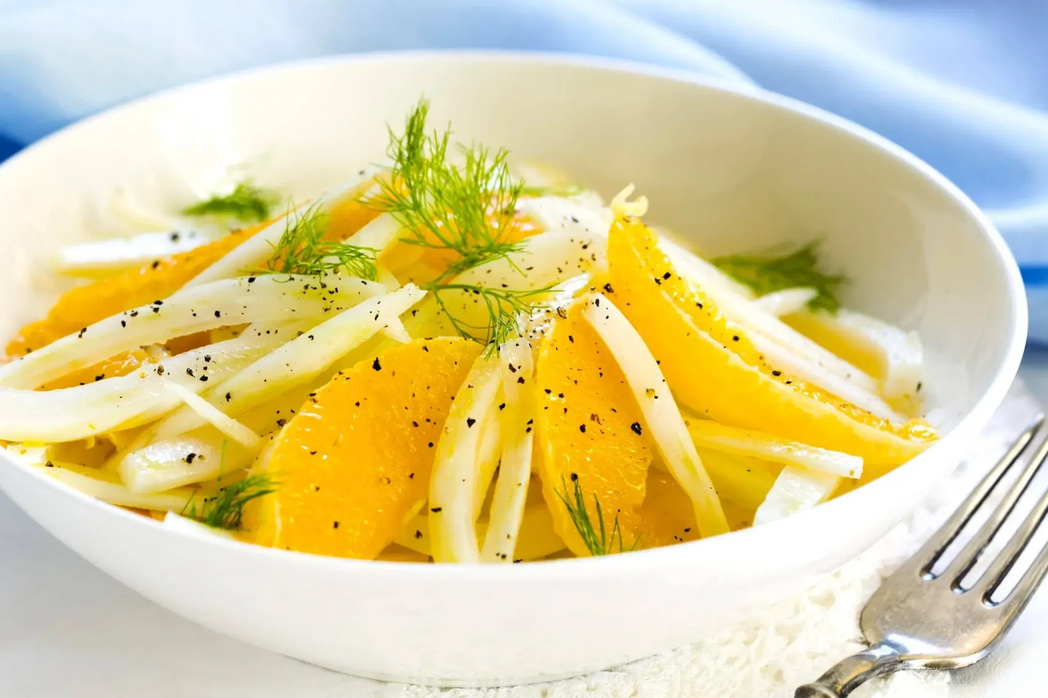 Celery and orange salad
