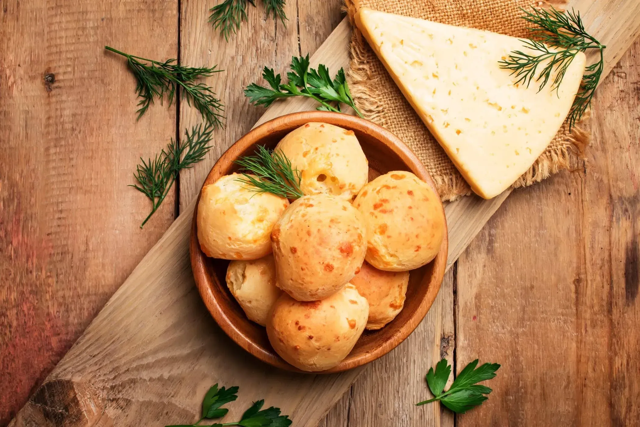 Recipe of pão de queijo (cheese bread) - Healthy recipes