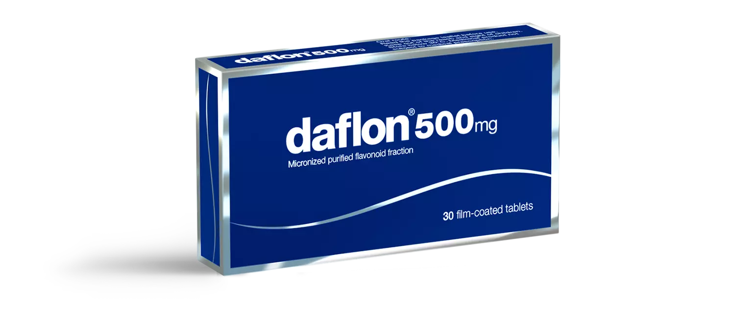 Daflon 500mg Tablets for Heavy Legs in Adults