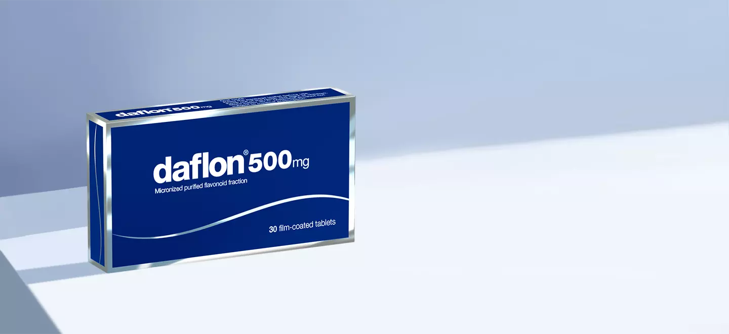 Daflon 500mg Tablets for Heavy Legs in Adults