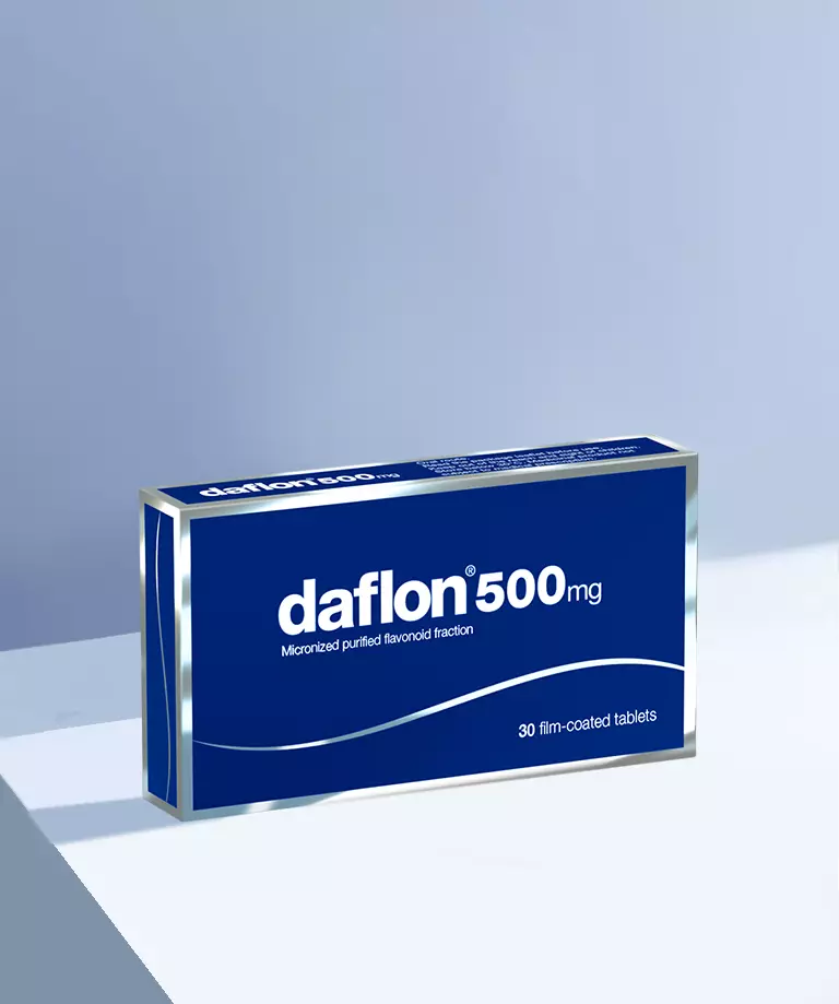 Daflon 500mg Tablets for Heavy Legs in Adults