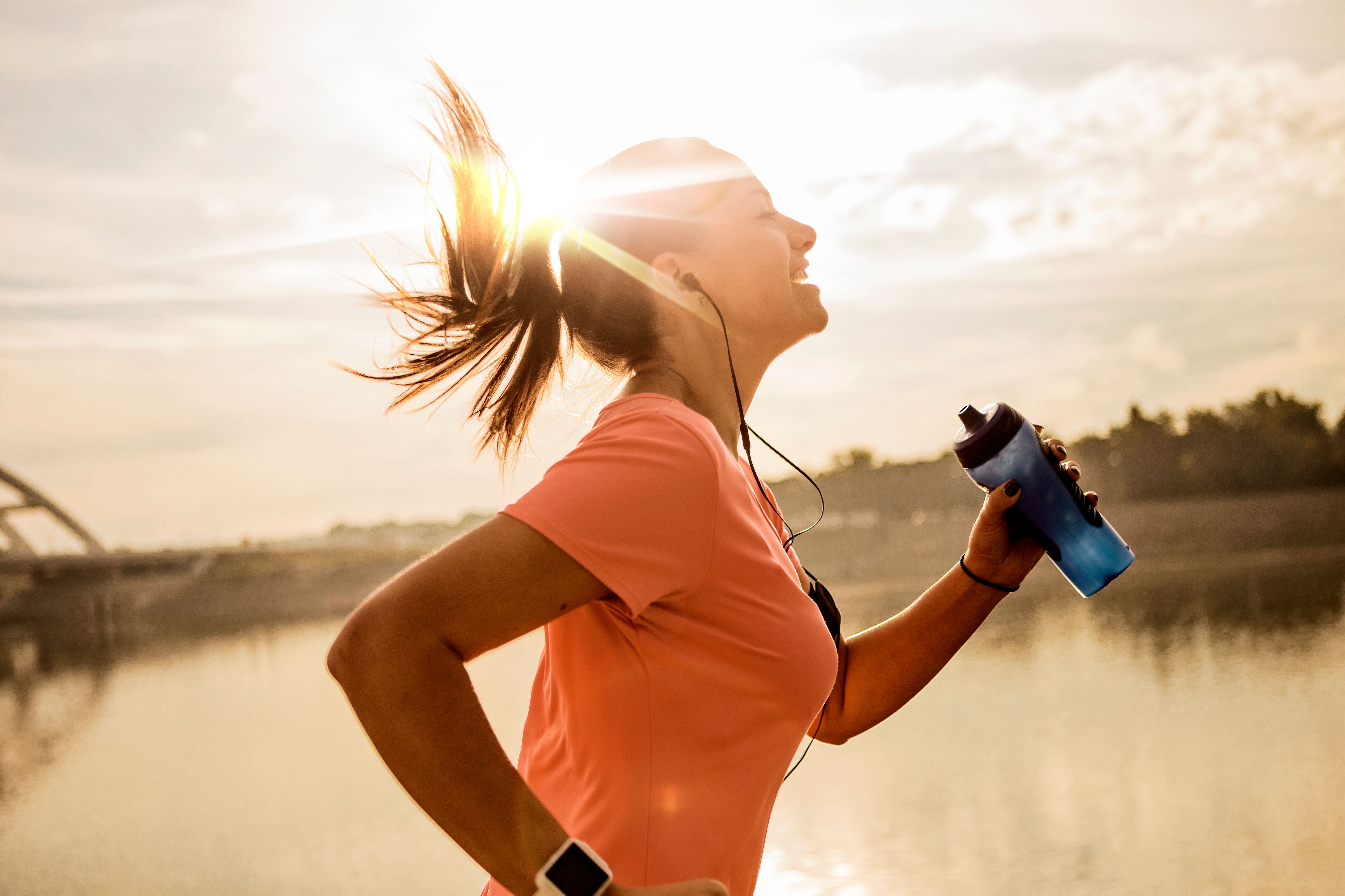 woman exercising
