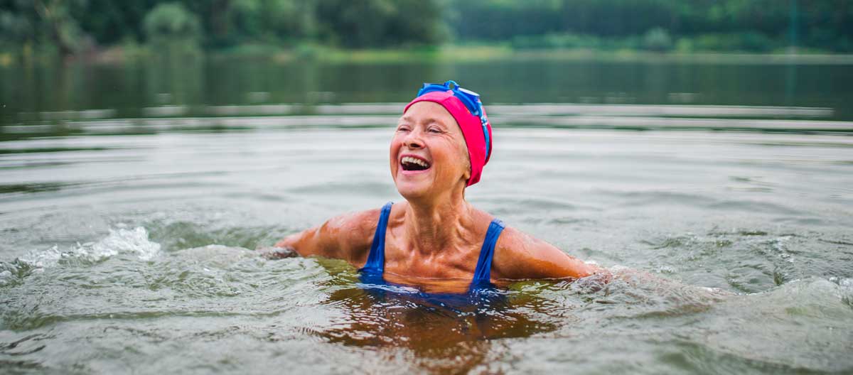 woman in the water