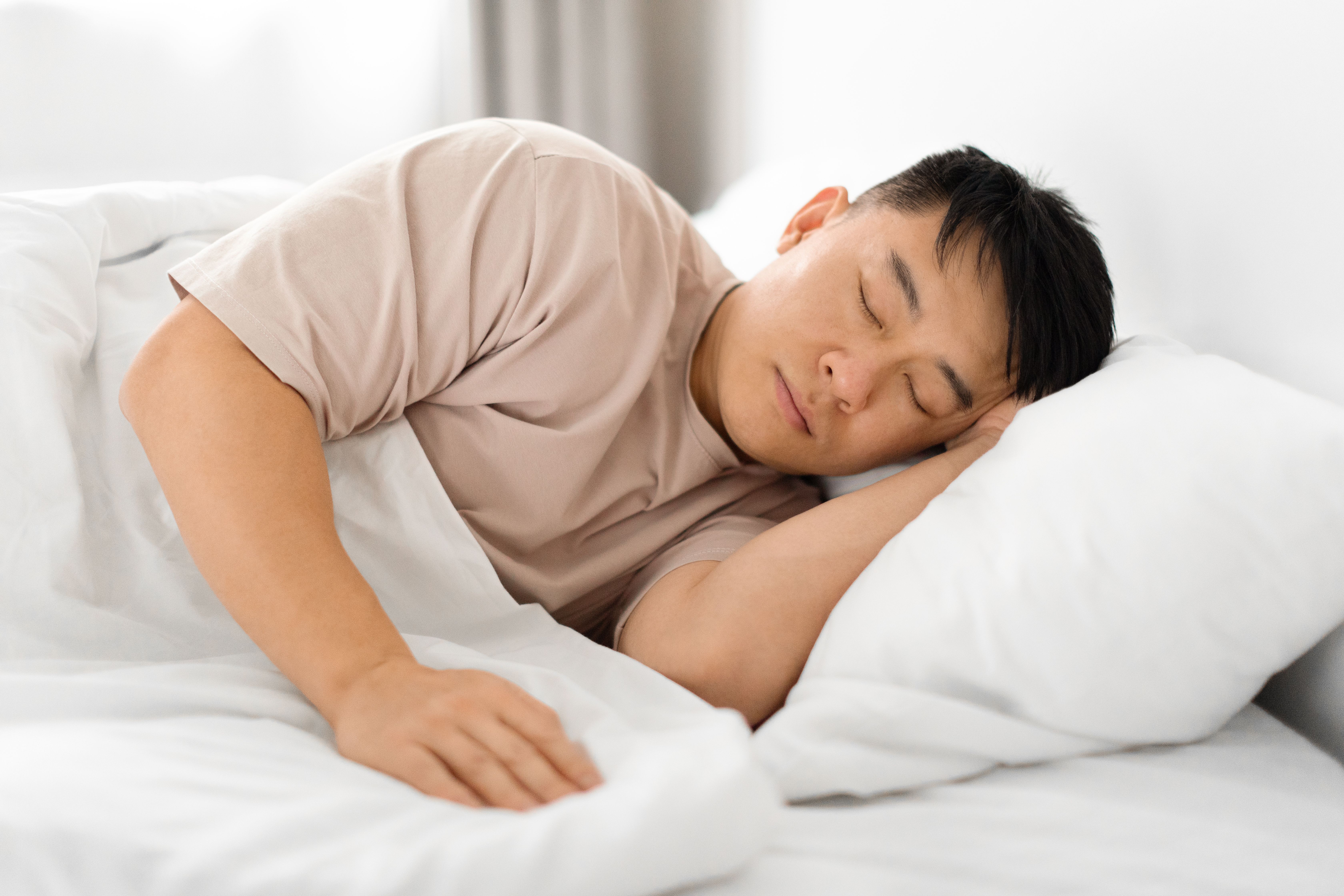 hypertensive man sleeping