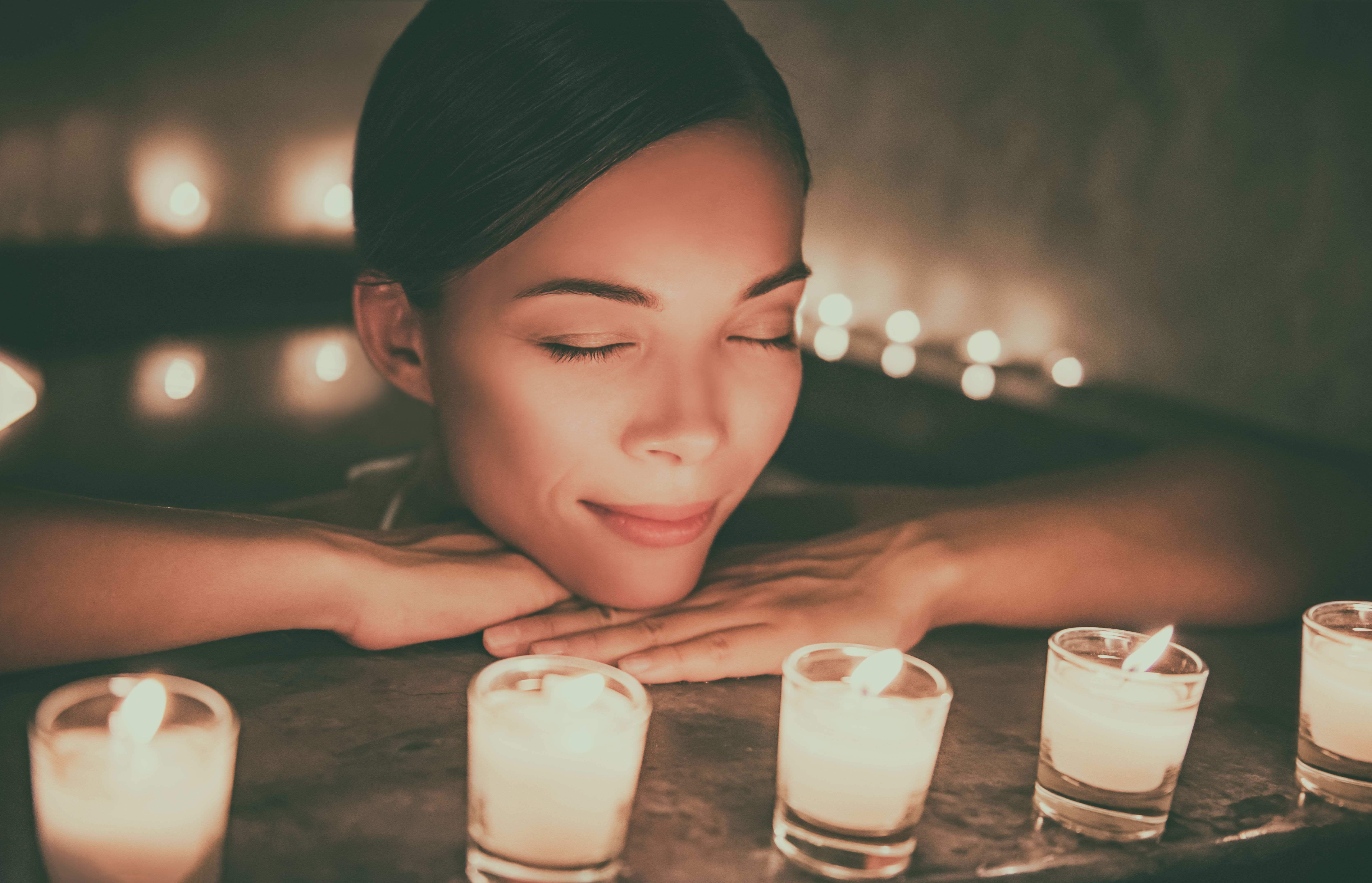 candlelight and relaxation