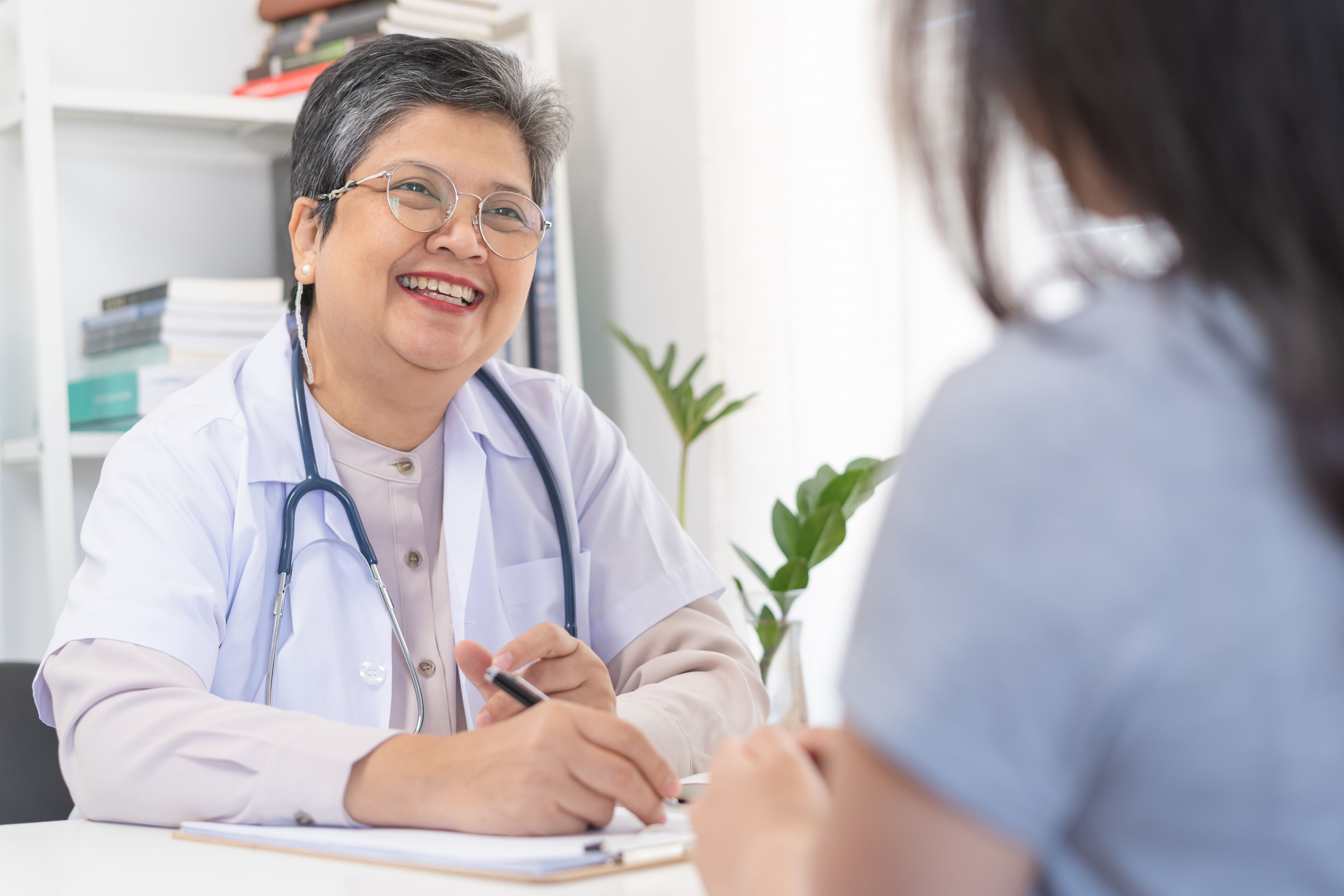 regular check-up with doctor