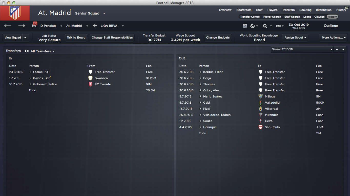 Transfer 15/16