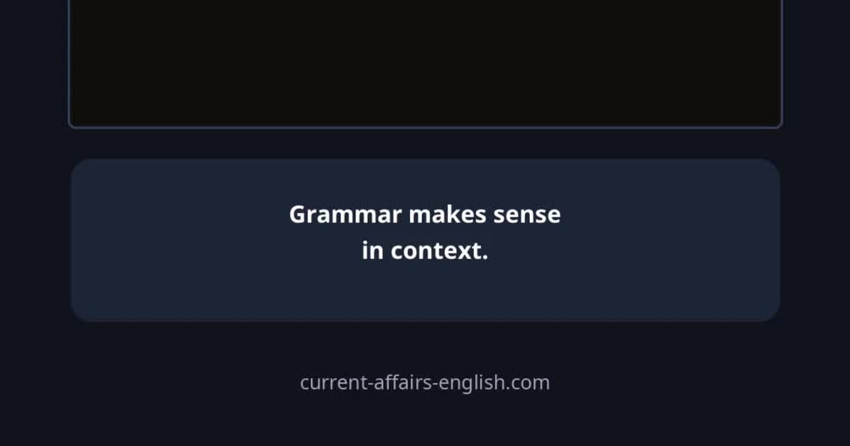 Instriction Quick Guide Grammar in Context | Quick guides