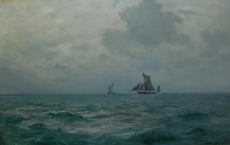 Painting after lining, cleaning,filling,retouching and varnishing.