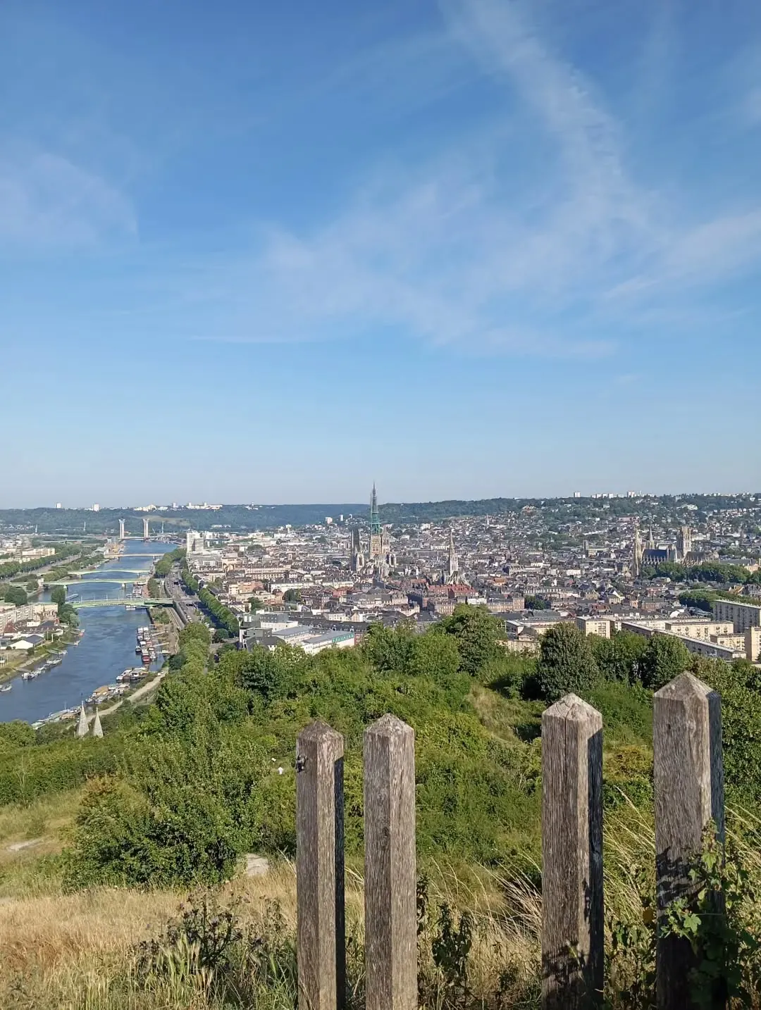Panorama — Côte Sainte-Catherine, Rouen — Photo par Rouenenphoto