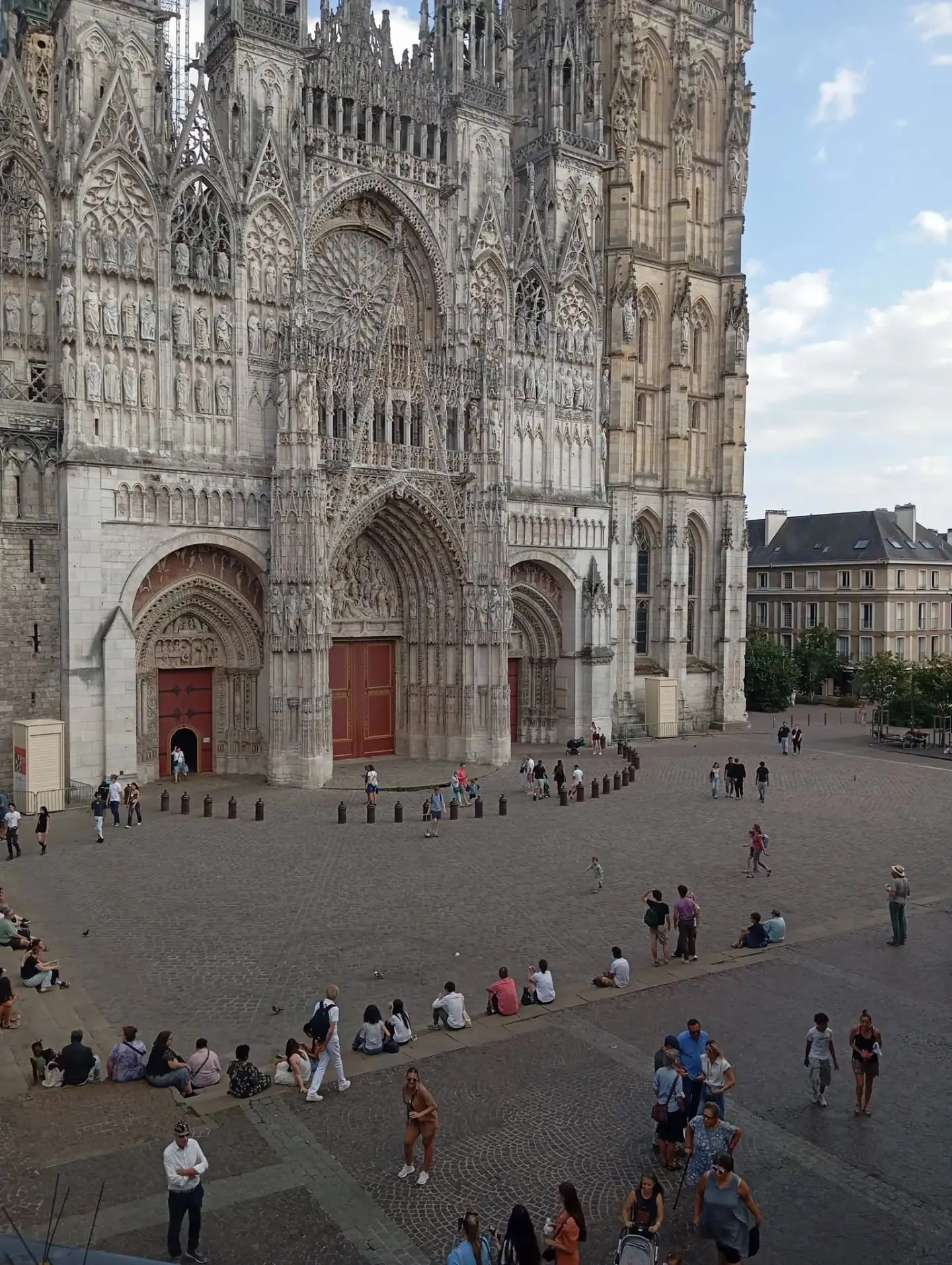 Place de la Cathédrale, Rouen — Photo par Rouenenphoto