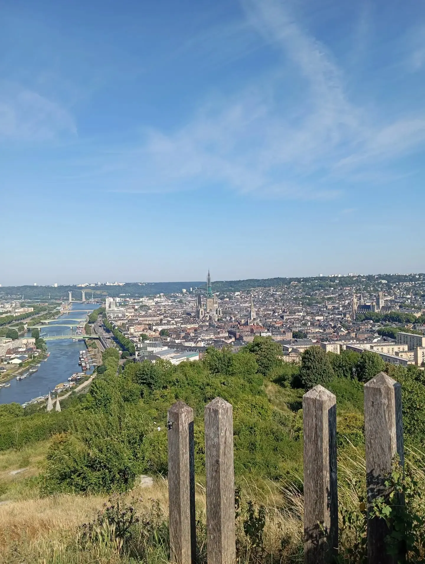 Panorama — Côte Sainte-Catherine, Rouen — Photo par Rouenenphoto